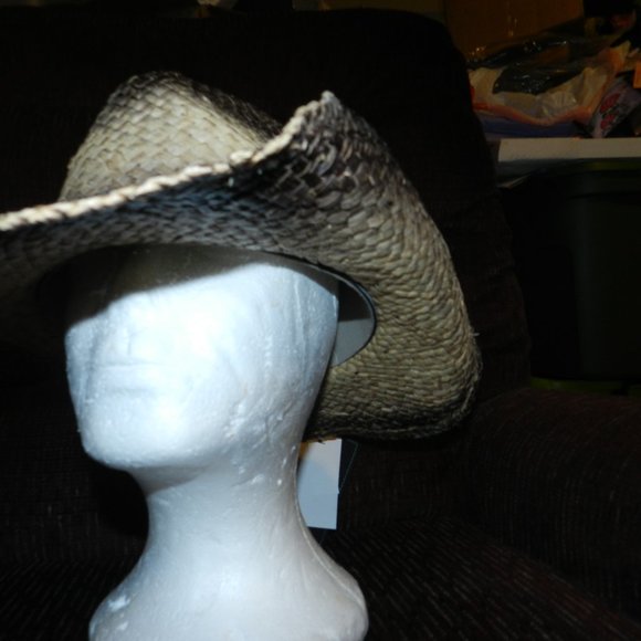 Peter Grimm Sunset drifter Peacock Band tea stained hat NWT! - Picture 11 of 15